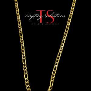 4mm Figaro Stainless Steel Necklace 93ef